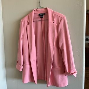 Pretty pink blazer!